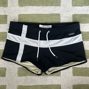 Parke & Ronen Black Swim Shorts Speedo